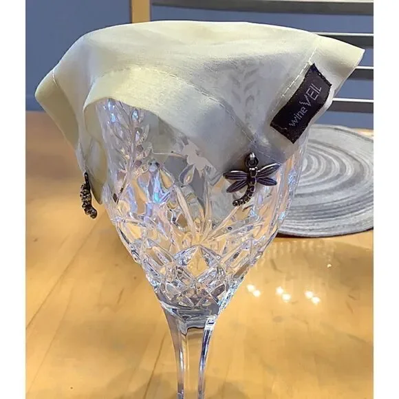 Wine Veils🍷(2) Keep Out Bugs 5” X 5” - Picture 3 of 3